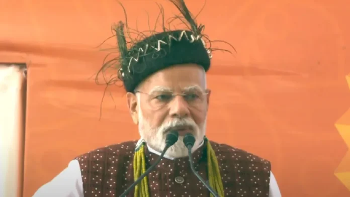 Prime Minister Modi at development rally in Itanagar