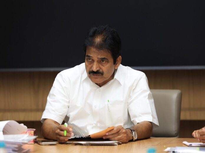 Congress MP K C Venugopal addressing issues of police brutality against students